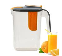 Fruit Infuser Water Pitcher - BPA Free Plasticc Body, Removable Flavor Infusionn Core, Large Capacity Container Handle Grip | Refreshing Hydration Solution Creating for Home Kitchen Use