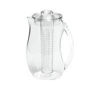 Fruit Infusion Pitcher Jug 2L Acrylic with Removable Tube Clear Flavoured Water