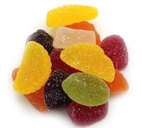 Fruit Jellies - 1kg Bag - Soft Fruit Flavoured Jelly Sweets - Fruit Jelly - Fruit Shaped Pieces With A Sugar Coating