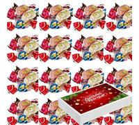 Fruit Jellies Wrapped Sweets With Christmas Box - Individually Wrapped Jellies (250g)