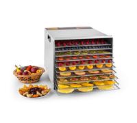 Fruit Jerky Steel 10 food dehydrator 10 shelves 1000 W surface area: 1.5 m² timer
