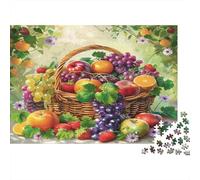 Fruit Jigsaw Puzzle Harvest 1000Pc Recycled Paper Adults Jigsaws Fun Game Exercising Hands-on Skills Home Decoration Great Gift Idea 52x38cm/1000pcs