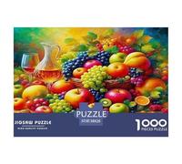 Fruit Jigsaw Puzzles for Adults Kids 1000 Piece Great Gifts Challenge Toy Educational Game Home Decor Mindfulness Therapy 38x26cm/1000pcs