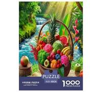 Fruit Jigsaw Puzzles Puzzle for Adults Kids. 1000 Piece Impossible Challenge Toy Educational Games Home Decoration for Adults& Kids Age 14 Years Up 38x26cm/1000pcs