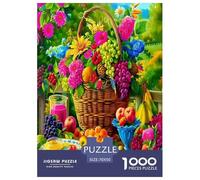 Fruit Jigsaw Puzzles Puzzle for Adults Kids. 1000 Piece Impossible Challenge Toy Educational Games Home Decoration for Adults& Kids Age 14 Years Up 70x50cm/1000pcs