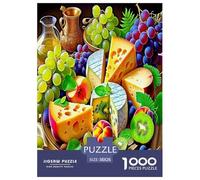 Fruit Jigsaw Puzzles Puzzle for Adults Kids. 1000 Piece Whimsical Challenge Toy Educational Game Home Decoration for Adults& Kids Age 14 Years Up 38x26cm/1000pcs