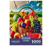Fruit Jigsaw Puzzles Puzzle for Adults Kids. 1000 Piece Whimsical Challenge Toy Educational Game Home Decoration for Adults& Kids Age 14 Years Up 38x26cm/1000pcs