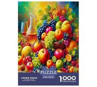Fruit Jigsaw Puzzles Puzzle for Adults Kids. 1000 Pieces Great Gifts Challenge Toy Educational Games Home Decoration for Adults& Kids Age 14 Years Up 70x50cm/1000pcs