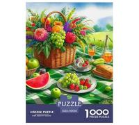 Fruit Jigsaw Puzzles Puzzles for Adults Kids. 1000 Piece Impossible Challenge Toy Educational Game Home Decoration for Adults& Kids Age 14 Years Up 70x50cm/1000pcs
