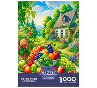 Fruit Jigsaw Puzzles Puzzles for Adults Kids. 1000 Pieces Impossible Challenge Toy Educational Games Home Decoration for Adults& Kids Age 14 Years Up 38x26cm/1000pcs