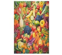 Fruit Jigsaw Wooden Puzzles for Adults 1000 Piece Puzzle Challenging Game Toys Birthday Gift for Adults Kids Boys Girls 78×53cm