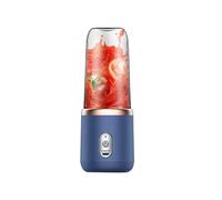 Fruit Juicer for Shakes and Fruit Juicer USB Rechargeable Handheld Blenders with 6 Blades Easy to Clean