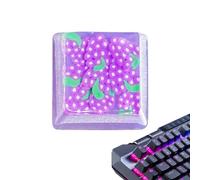 Fruit Keycaps, Cute Keycaps for Mechanical Keyboard | Cute Candy Fruit Keycaps,Candy Shaped Fruit Keycaps, Dice Computer Accessories
