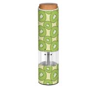 Fruit Kiwi Yellow Electric Pepper Grinder Auto Salt Grinder