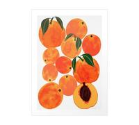 Fruit Lemon Orange Peach Kitchen Wall Art Canvas Painting Nordic Posters and Prints Abstract Wall Pictures Home Decor No Frame(B,60x90cm No Frame)