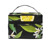 Fruit Lemon Pattern, Makeup Bag, Portable Cosmetic Bag for Women - Travel Cosmetic Organizer, Toiletry Pouch, The Go-to Gift That Never Disappoints for Special Moments
