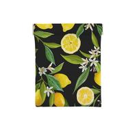 Fruit Lemon Pattern, Squeeze Top Wallet Women Storage Bag Small Coin Purse Change Pouch