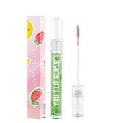 Fruit Lip Gloss Plumper Clear Lip Oil Balm Lip Care Hydrating Liquid Lipstick Set Waterproof Moisturizing Mirror Lipgloss Non-sticky Fresh Texture Glitter Shine Primer Lip Tint (Kiwi)