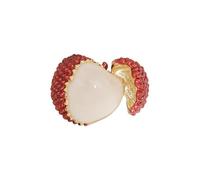Fruit Litchi Brooch Sense Exquisite Open Pin Small Cute Corsage Summer Anti-missing Collar Pin