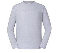 Fruit Loom Iconic 195 Premium Long Sleeve Tee T-Shirt XS - 5XL