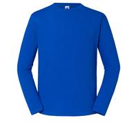 Fruit of the Loom Iconic 195 Long Sleeve Crew Neck Cotton T-Shirt Tee XS-5XL