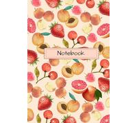 Fruit Medley: A bright & cheerful fruit themed 6x9 graph paper journal