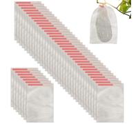 Fruit Mesh Bags, Fruit Protection Bags, 100X Fruit Cover for Tomato Protection, Grape Protection, Fruit Trees, Fruit Nets for Fruit Protection for, 30x36 cm, riferimento alla descrizione