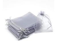 Fruit net bag, 100pcs Strawberry Grapes Fruit Grow Bags Netting Mesh Vegetable Plant Protection, For Garden Tools Supplies(Light Grey,15x20cm (100 Pcs))