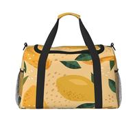 Fruit of Mango and Leaves Pattern, Sports Duffels, Handheld Crossbody Sports Luggage Bag, Large Capacity Travel Bag for Women and Men