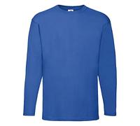 Fruit of the Loom 61-038-0 Long-Sleeved T-Shirt - Blue - Small