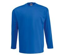 Fruit of the Loom 61-038-0 Long-Sleeved T-Shirt - Blue - Small
