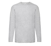 Fruit of the Loom 61-038-0 Long-Sleeved T-Shirt - Grey - XX-Large
