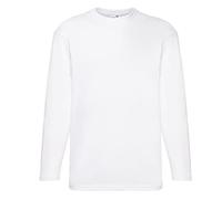 Fruit of the Loom 61-038-0 Long-Sleeved T-Shirt - White - X-Large