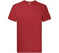 Fruit Of The Loom 61044 Super Premium T-Shirt Red - Size: XL Colour: R XL
