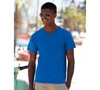 Fruit Of The Loom 61066 Valueweight V-Neck T-Shirt Royal - Size: 2XL C 2XL