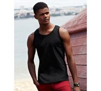 Fruit Of The Loom 61098 Athletic Vest Red - Size: S Colour: Red, Size: S