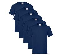 Fruit Of The Loom 61212 Men's Heavy Cotton Plain T-Shirts 5 pack