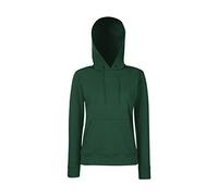 Fruit of the Loom - 62-208-0 - Hooded Sweatshirt - Woman, Verde(bottle green), L