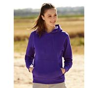 Fruit Of The Loom 62038 Lady Fit Hooded Sweat Heather Grey - Size: 2XL 2XL