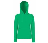 Fruit of the Loom 62038 Women’s Ladies’ Lady Fit Hooded Sweatshirt, Womens, Hoodie, Fruit of the Loom - Lady-Fit Hooded Sweat, Kelly Green, XX-Large