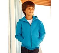 Fruit Of The Loom 62045 Children's Hoodie Jacket Fuchsia - Size: 7-8 Years