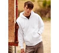 Fruit Of The Loom 62062 Hoodie Jacket Red - Size: S Colour: Red, Size: S
