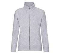 Fruit of the Loom 62116 Ladies Premium 70/30 Sweat Jacket - Heather Grey - S