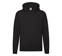 Fruit Of The Loom 62152 Premium Hooded Sweatshirt - Black - L