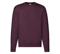 Fruit of the Loom 62154 Premium Set-In Sweatshirt - Burgundy - L