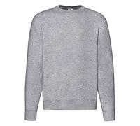 Fruit of the Loom 62154 Premium Set-In Sweatshirt - Heather Grey - XL