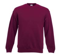 Fruit Of The Loom 62202 Set-In Sweatshirt Burgundy - Size: L Colour: R L