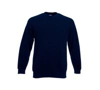 Fruit Of The Loom 62202 Set-In Sweatshirt Deep Navy - Size: M Colour: M