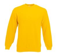 Fruit Of The Loom 62202 Set-In Sweatshirt Sunflower - Size: S Colour: S