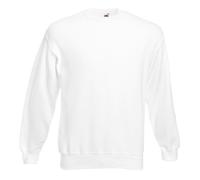 Fruit Of The Loom 62202 Set-In Sweatshirt White - Size: 3XL Colour: Wh 3XL